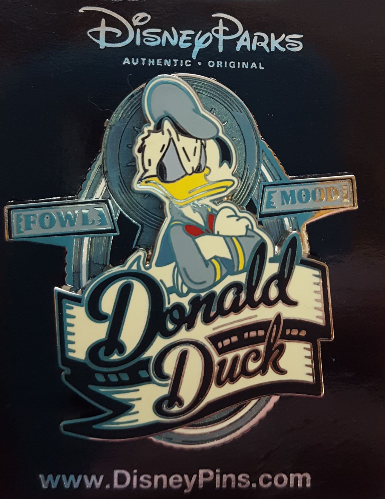 Donald Duck Fowl Mood  pin collectible [Barcode 400000794938] - Main Image 1