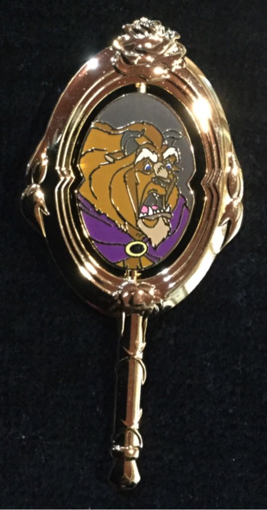 Beauty & The Beast - 25 Enchanted Years - Belle In Mirror - Ltd Edition 4000  pin collectible [Barcode 400000813639] - Main Image 2