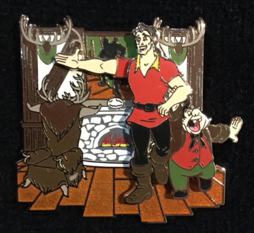 Beauty & The Beast - 25 Enchanted Years - Gaston & Lafoo Ltd - Edition 4000  pin collectible [Barcode 400000813646] - Main Image 1