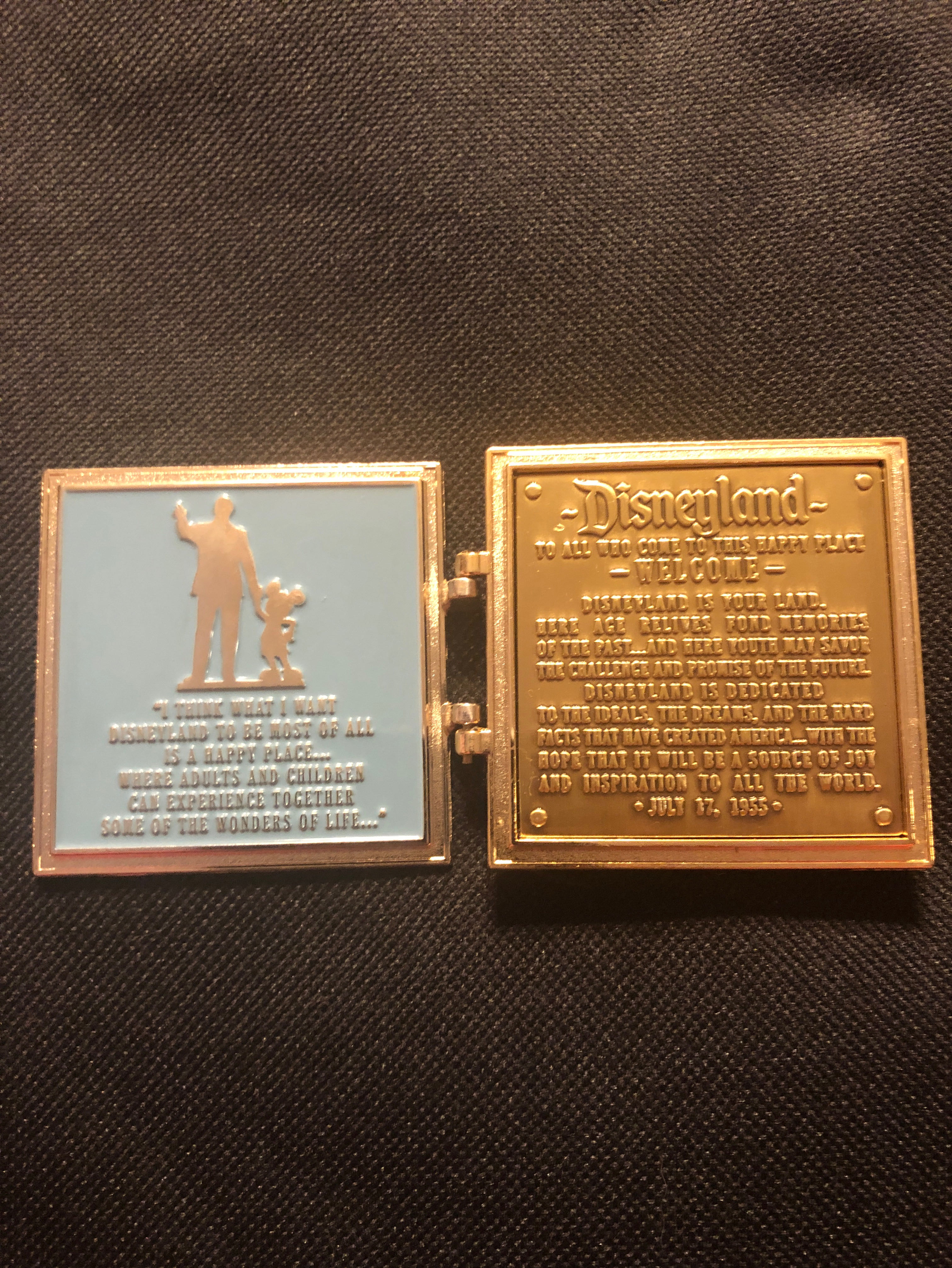 Walk In Walt’s Disneyland Footsteps  pin collectible - Main Image 2