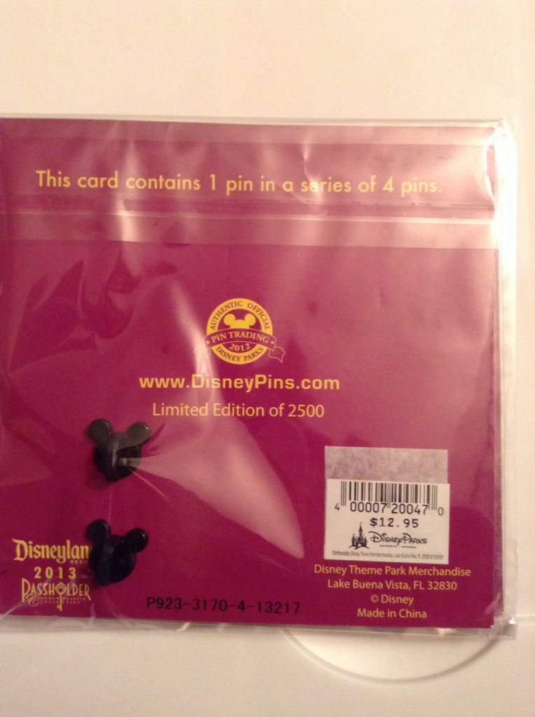 Disneyland 2013 Passholder Commemorative Collection Mickey’s Funwheel  pin collectible - Main Image 2