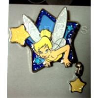 2010 WDW Cast Exclusive Stained Glass Pin Collection - Sorcerer Hat with Tinker Bell          