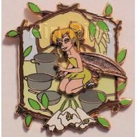 Tinker Bell - Starter Set - Lanyard and 4 Pins (Tinker Bell with Daisies)