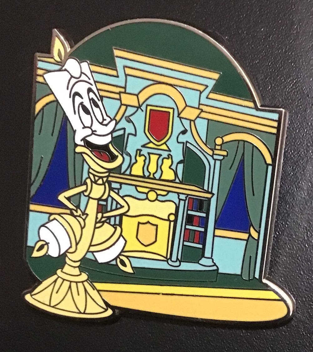 WDW - New Fantasyland - Beauty and the Beast Mystery Collection - Lumiere at Enchanted Tales with Belle ONLY  pin collectible - Main Image 2