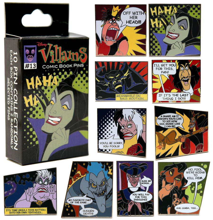 Cruella DeVille - Villains Comic Book Series- 13 - Pin pin collectible [Barcode 400004074654] - Main Image 2