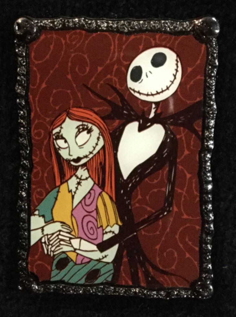 DLP Jack & Sally Framed Portrait   pin collectible [Barcode 2094010140342] - Main Image 1