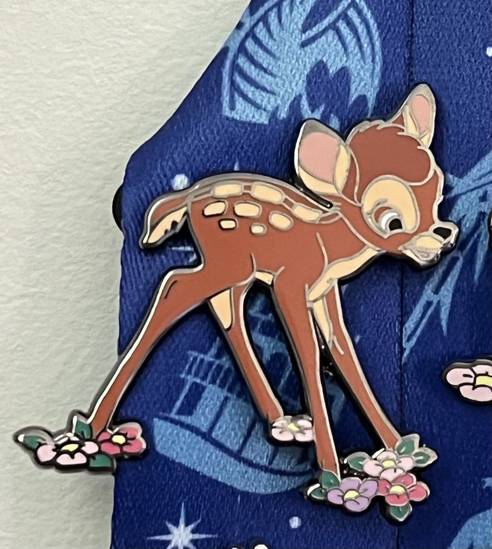 Bambi & Thumper With Flowers 2 pin Set - Open Edition pin collectible [Barcode 400004624484] - Main Image 2