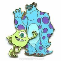 WDW - Pin Route 498 - Jumbo Stop Sign (Stitch)