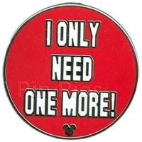 WDW - 2010 Hidden Mickey Completer Pin - Pin Trading Phrases - I Only Need One More! (PWP) pin collectible - Main Image 1