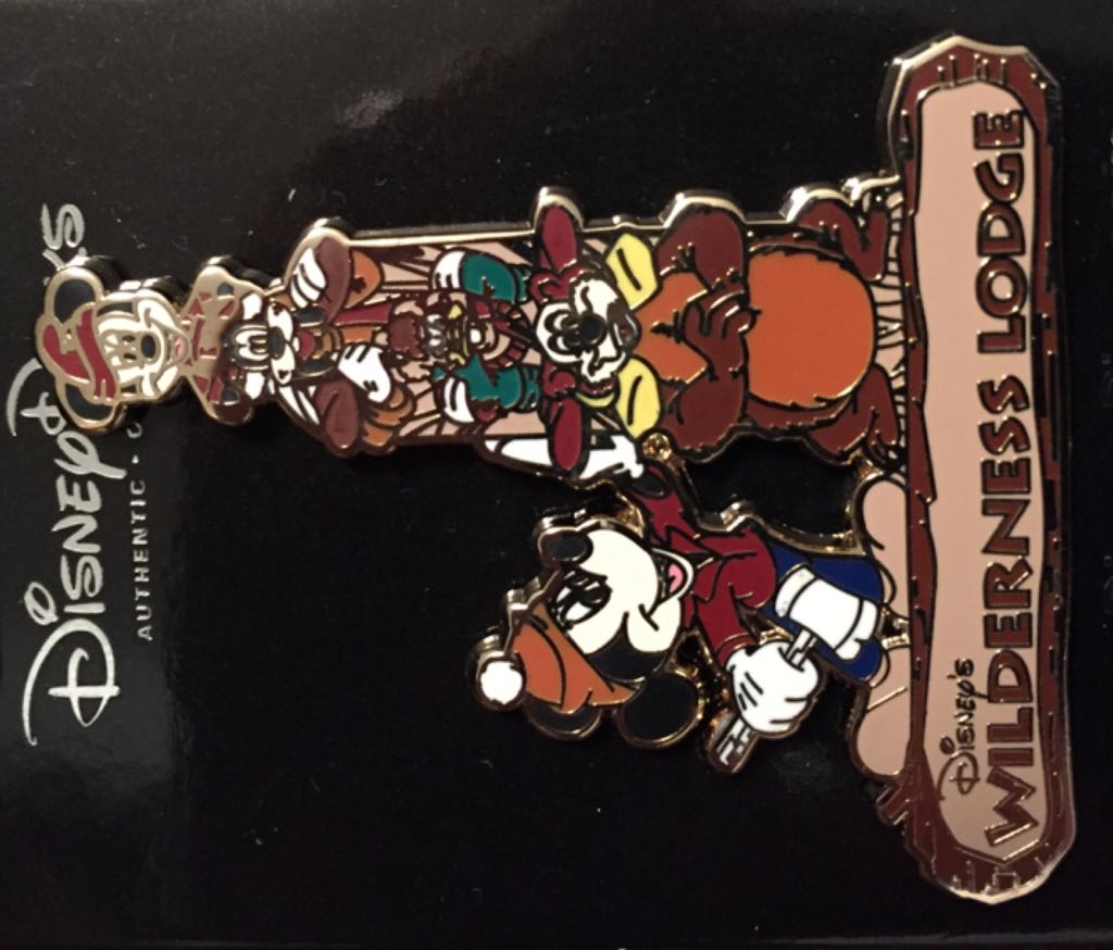 Wilderness Lodge Mickey   pin collectible [Barcode 400006395511] - Main Image 1