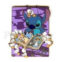 Stitch Sundays (Stitch Reading the Ugly Duckling)  pin collectible - Main Image 1