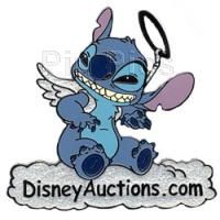 Disney Auctions - Stitch Angel on Cloud with DA Logo (GWP) pin collectible - Main Image 1