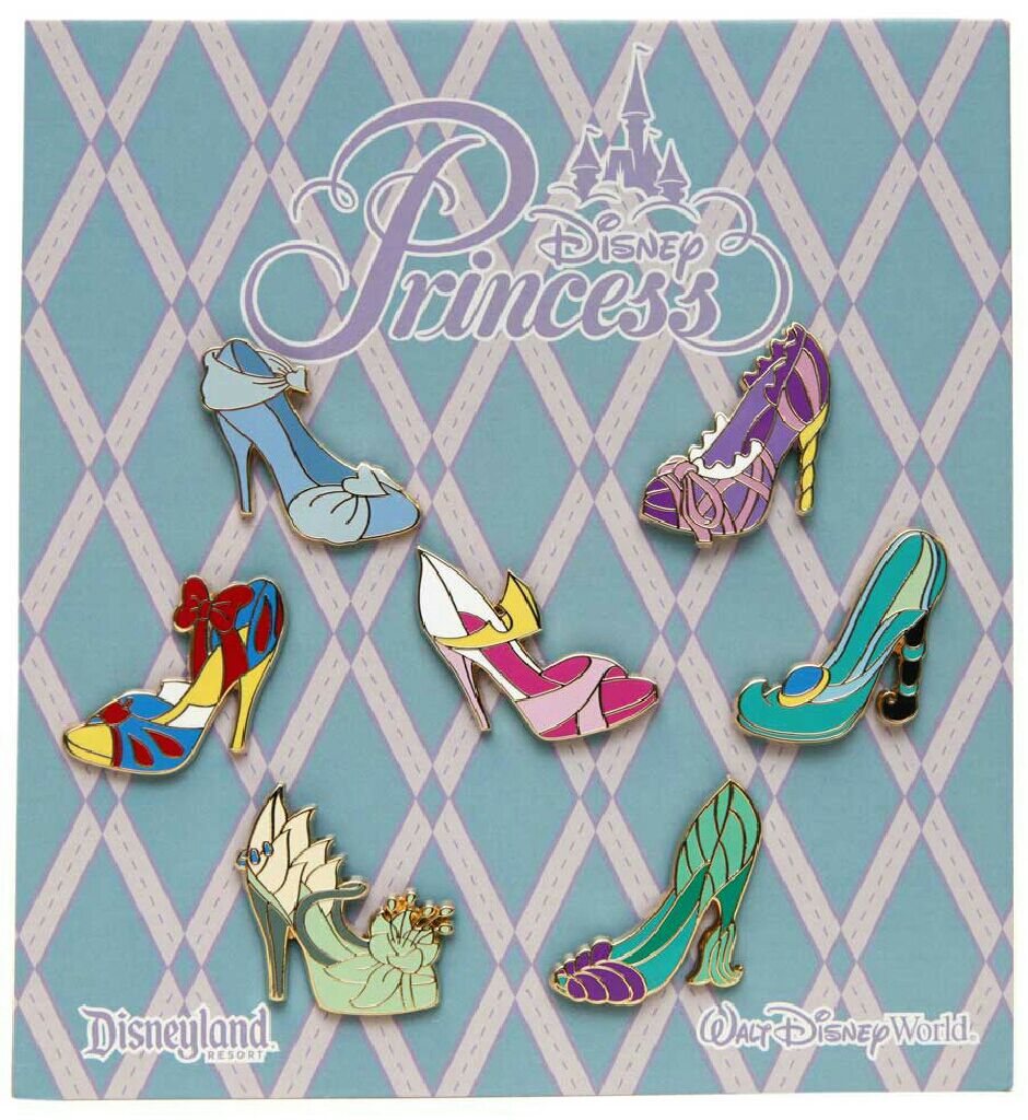 Stylized Disney Princess Designer Shoes - Disney pin collectible [Barcode 400006735577] - Main Image 2