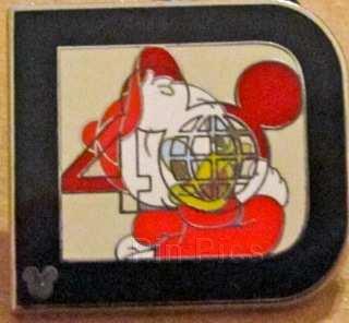 WDW - 2011 Hidden Mickey Series - Classic ’D’ Collection - Huey pin collectible - Main Image 1