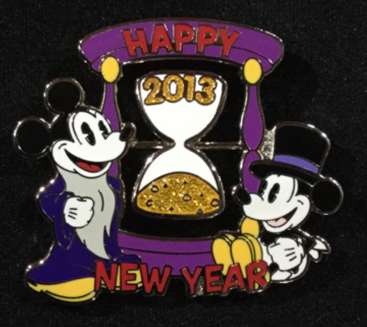 2012/2013 Happy New Year  pin collectible [Barcode 400007120891] - Main Image 2