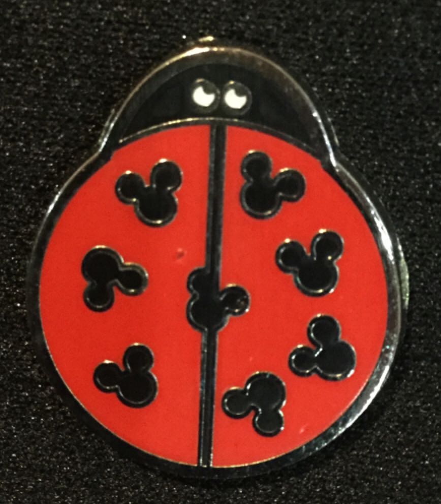 Mickey Mouse Icon - Ladybug And Butterfly   pin collectible [Barcode 400000019062] - Main Image 1