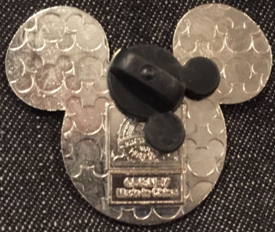 Mickey Head Black And White Design  pin collectible - Main Image 2