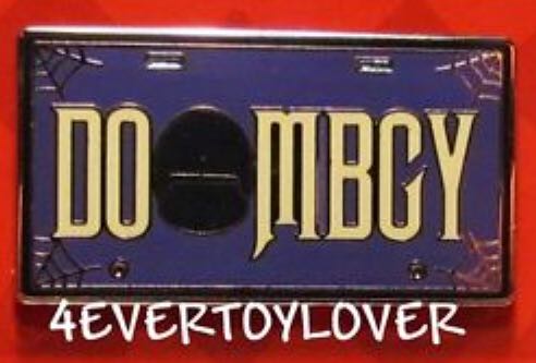 DOOMBGY License Plate  pin collectible - Main Image 1