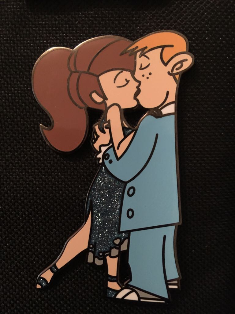 2010 WDW Cast Exclusive Stained Glass Pin Collection - Sorcerer Hat with Tinker Bell          