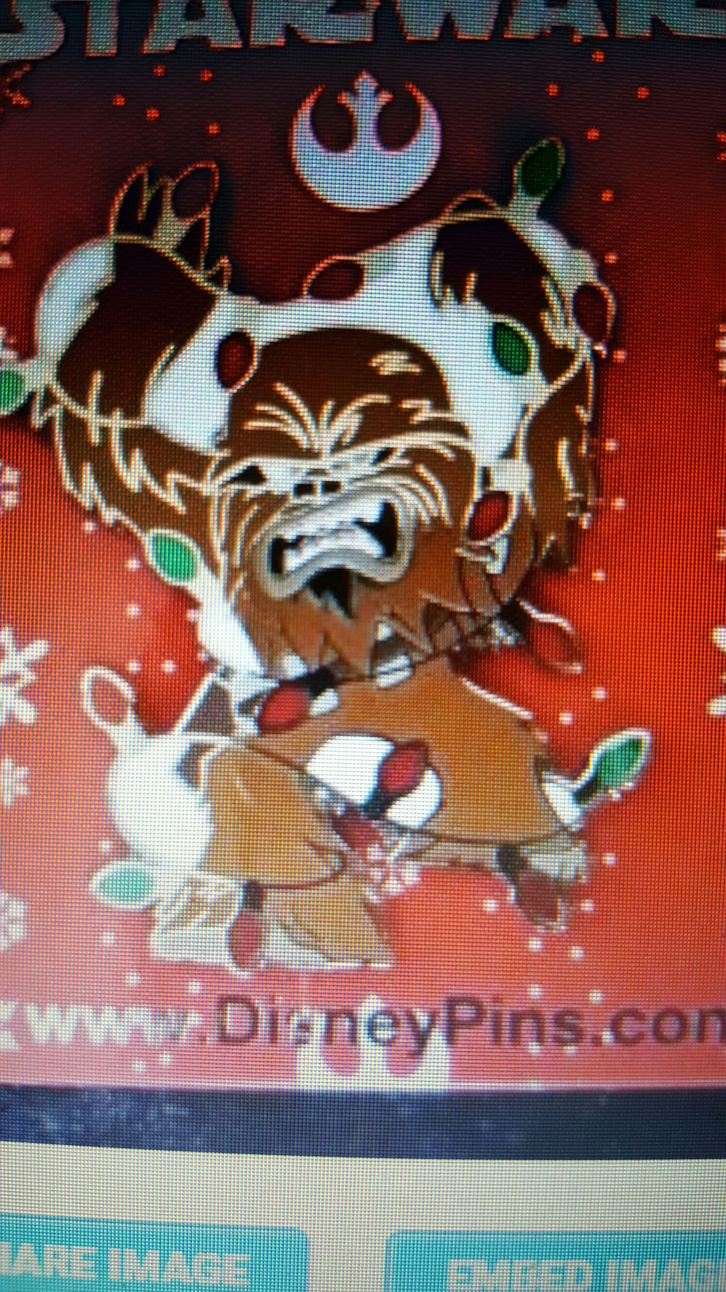 Chewbacca covered in lights - Pin pin collectible - Main Image 1