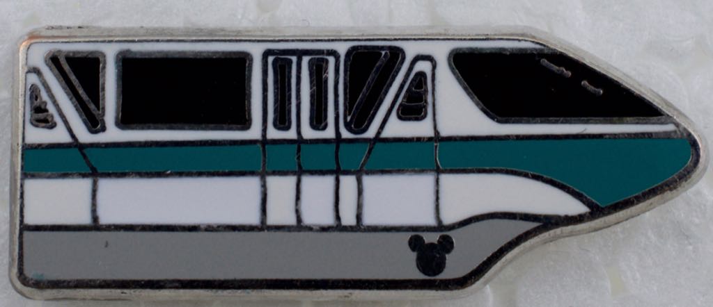 Monorail. Teal - Pin pin collectible - Main Image 1