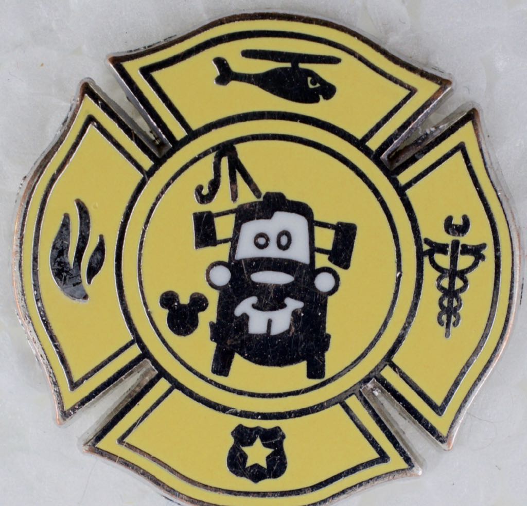 2010 WDW Cast Exclusive Stained Glass Pin Collection - Sorcerer Hat with Tinker Bell          