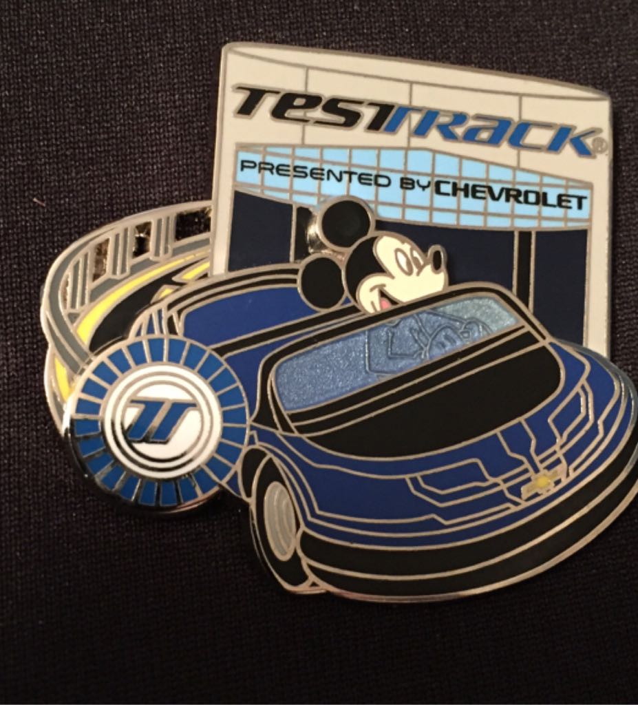 Test Track Mickey In Car  pin collectible - Main Image 1