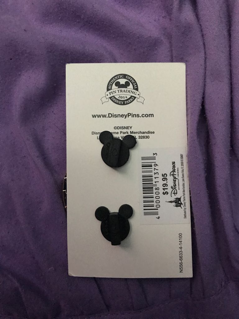 Walt Disney World D23 Walt Stained Glass Hinged  pin collectible [Barcode 400008113793] - Main Image 2