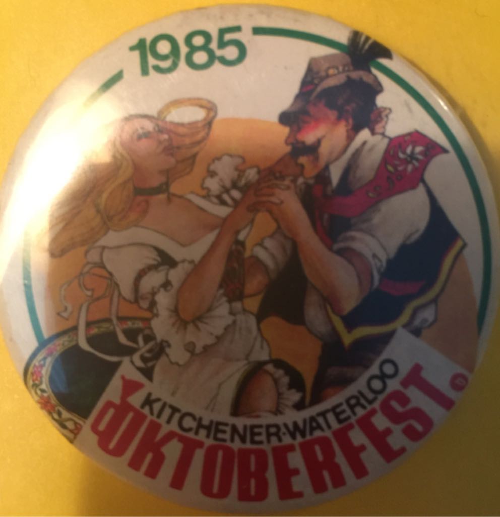 1985 Oktoberfest Button  pin collectible - Main Image 1