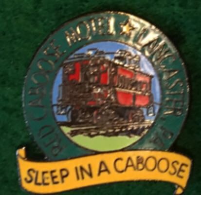 Red Caboose Motel, Lancaster PA  pin collectible - Main Image 1