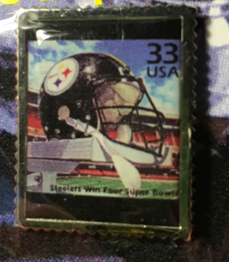 Pittsburgh Steelers US Stamp - Pin pin collectible - Main Image 2