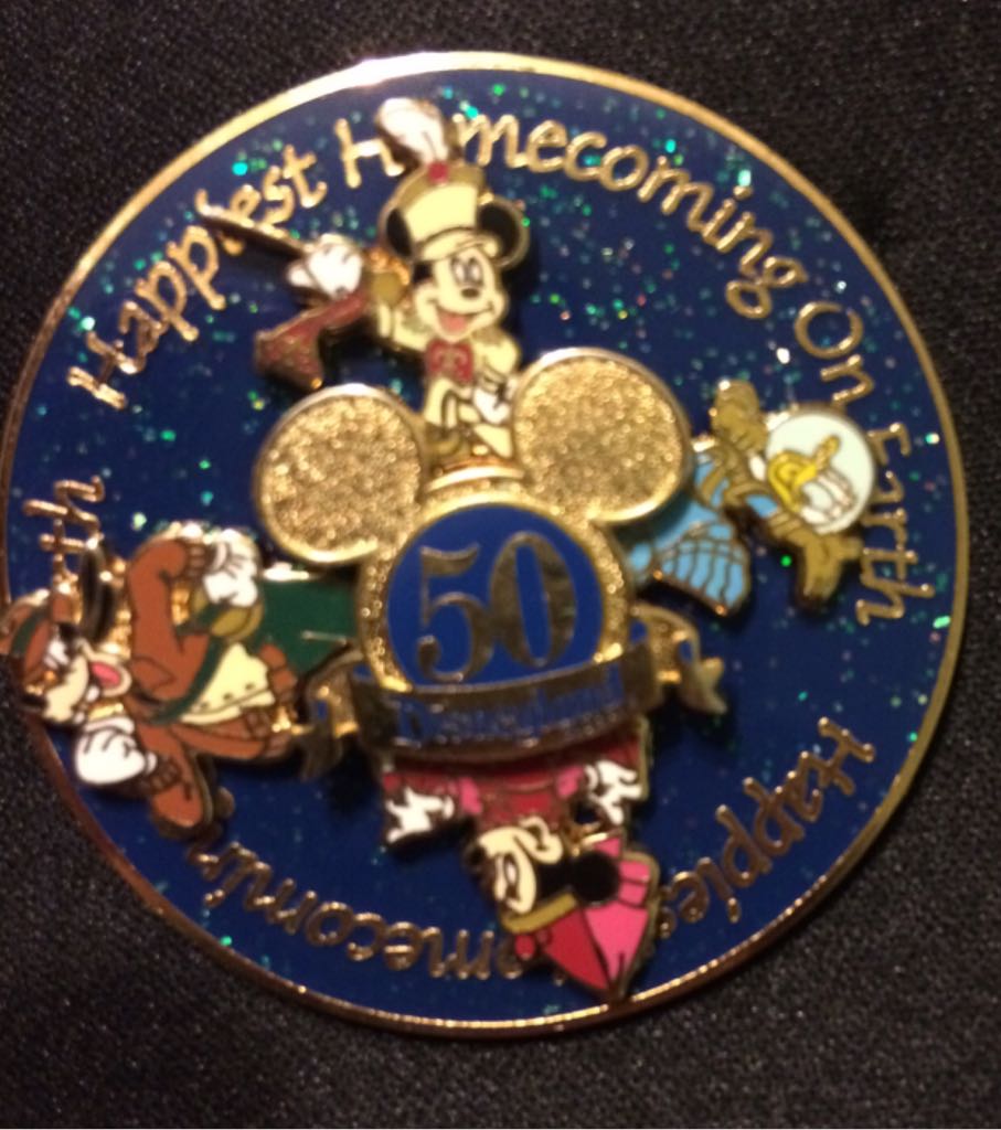 Disneyland 50 Annivarsary  pin collectible - Main Image 1