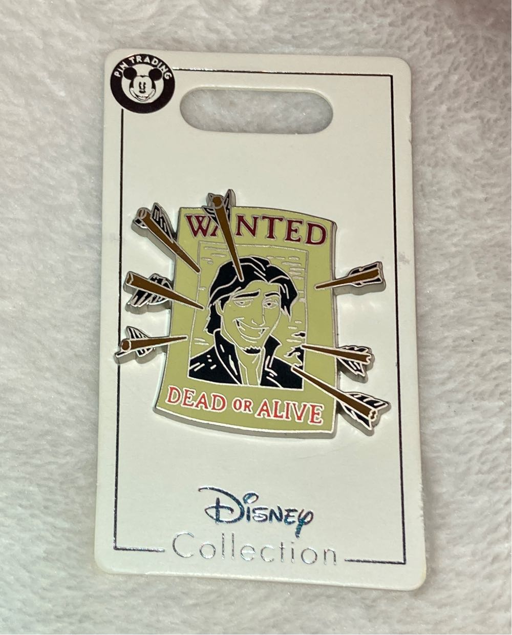 Flynn Rider Wanted Poster  pin collectible [Barcode 400008699662] - Main Image 2