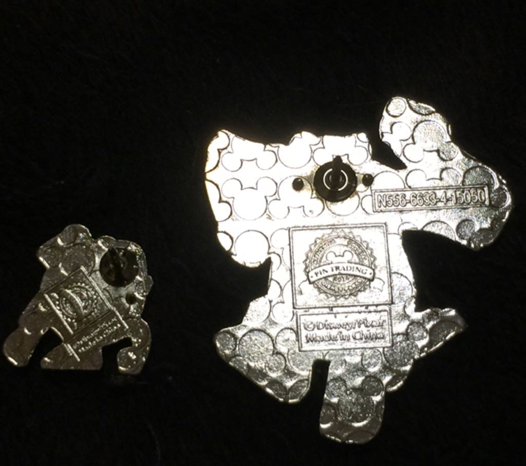 Mike & Sulley Running Pin Set X2 Different Cards  pin collectible [Barcode 400008766654] - Main Image 2