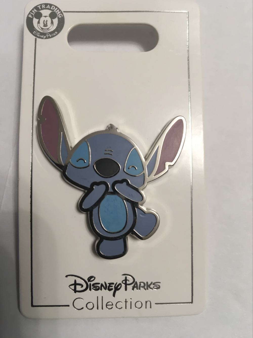 Stitch - Laughing X2 Deferent Cards  pin collectible - Main Image 2