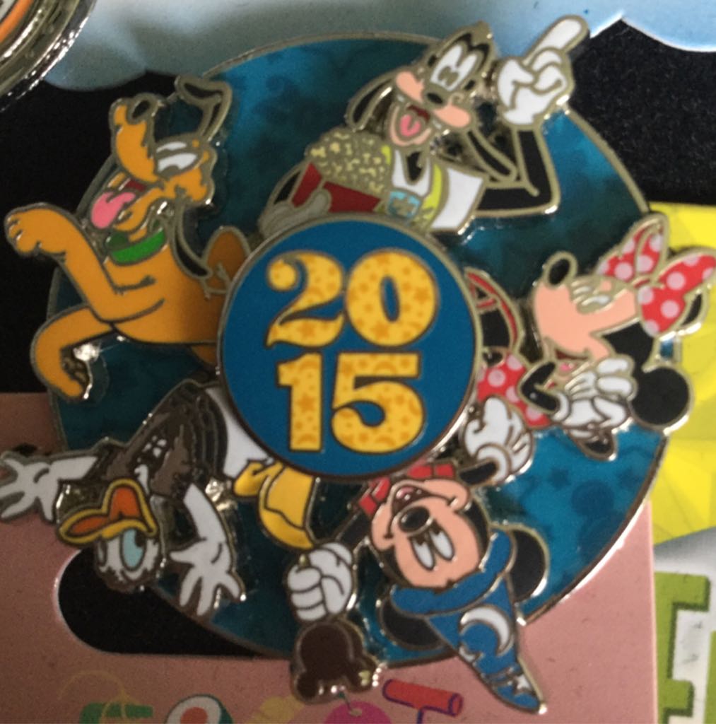 Mickey Mouse Head Cut Out Pin