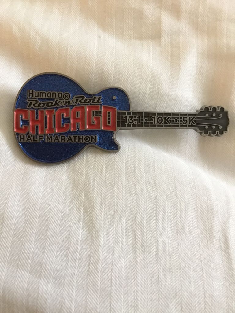 Chicago Rock N Roll Guitar  pin collectible - Main Image 1