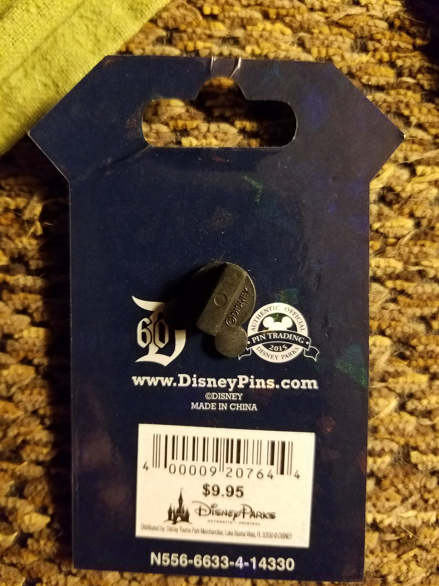 60th. Mickey Since 1955 - Holidays and Events pin collectible [Barcode 400009207644] - Main Image 2