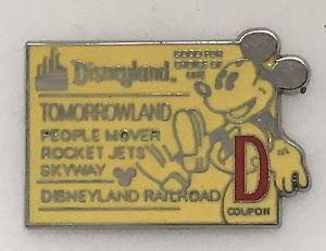 Disneyland Ticket - 2005 Cast Lanyard Series pin collectible - Main Image 1