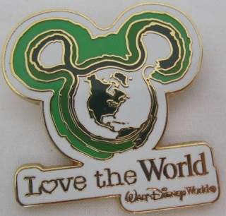 Mickey Icon Love The World - Disney pin collectible [Barcode 030000000809] - Main Image 1