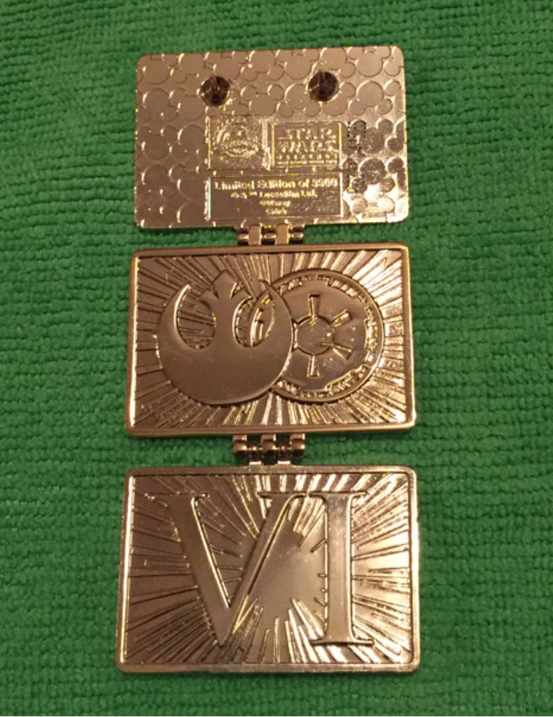 Star Wars Return Of The Jedi Hinged Pin  pin collectible [Barcode 400009313987] - Main Image 2