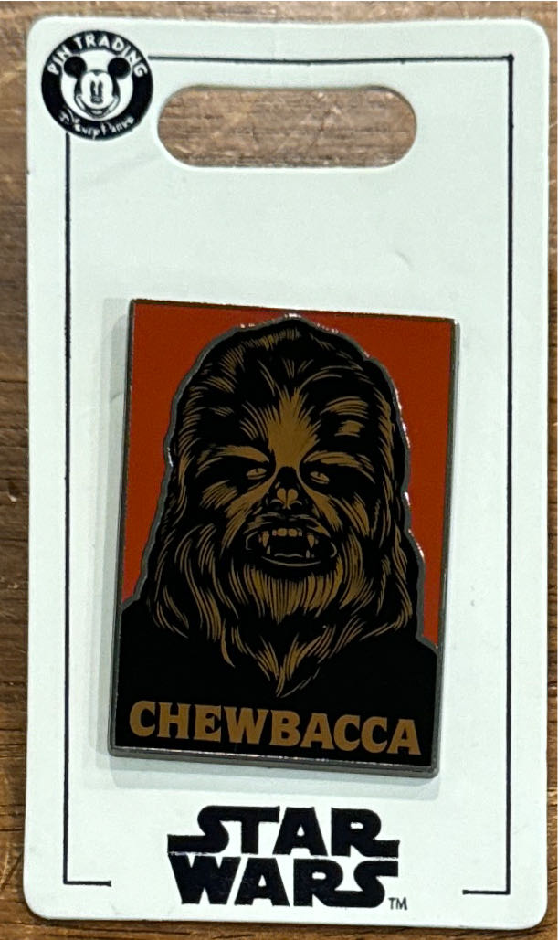 Chewbacca White Background  pin collectible [Barcode 400009320404] - Main Image 3
