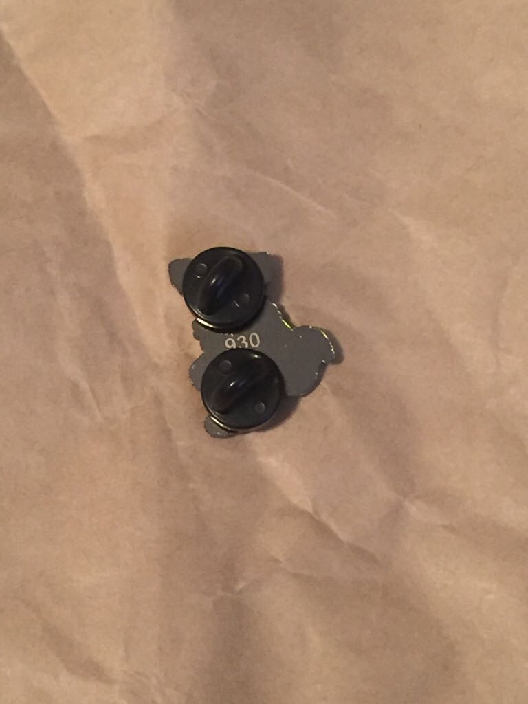 Grateful Dead Wonderland Cheshire Cat Bear  pin collectible - Main Image 2