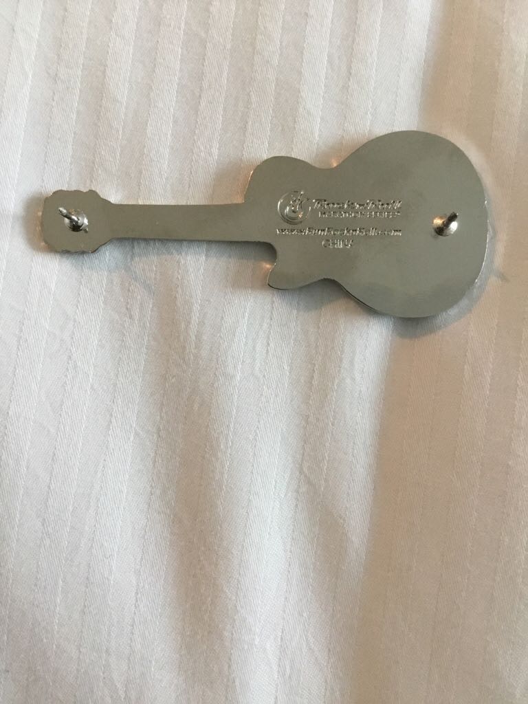 Rock N Roll San Jose Guitar  pin collectible - Main Image 2