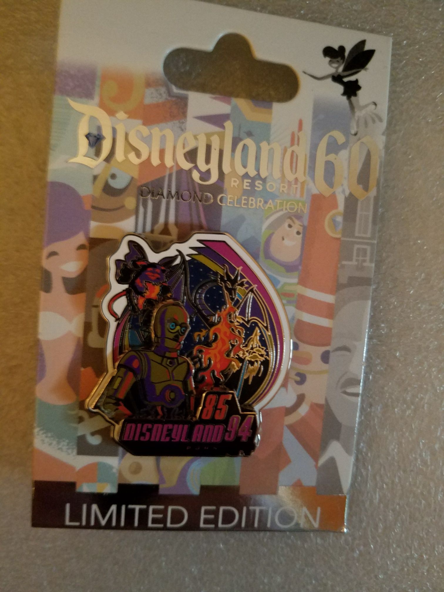 Vintage Label Mickey Pin