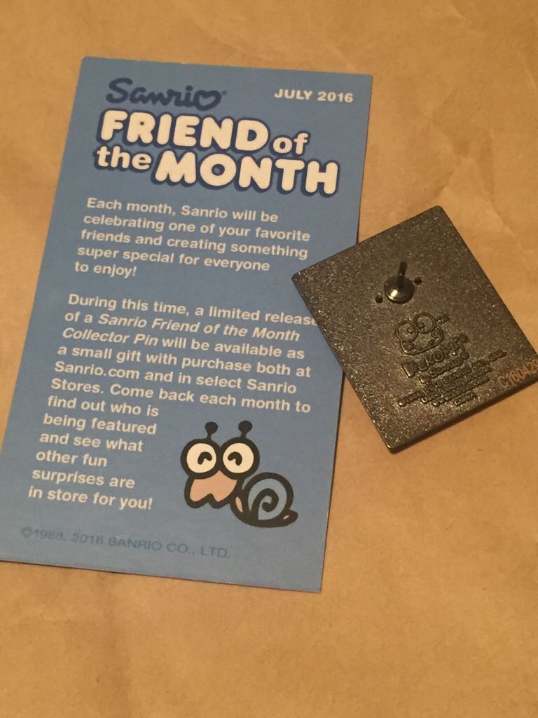 Keroppi Friend Of The Month  pin collectible - Main Image 2