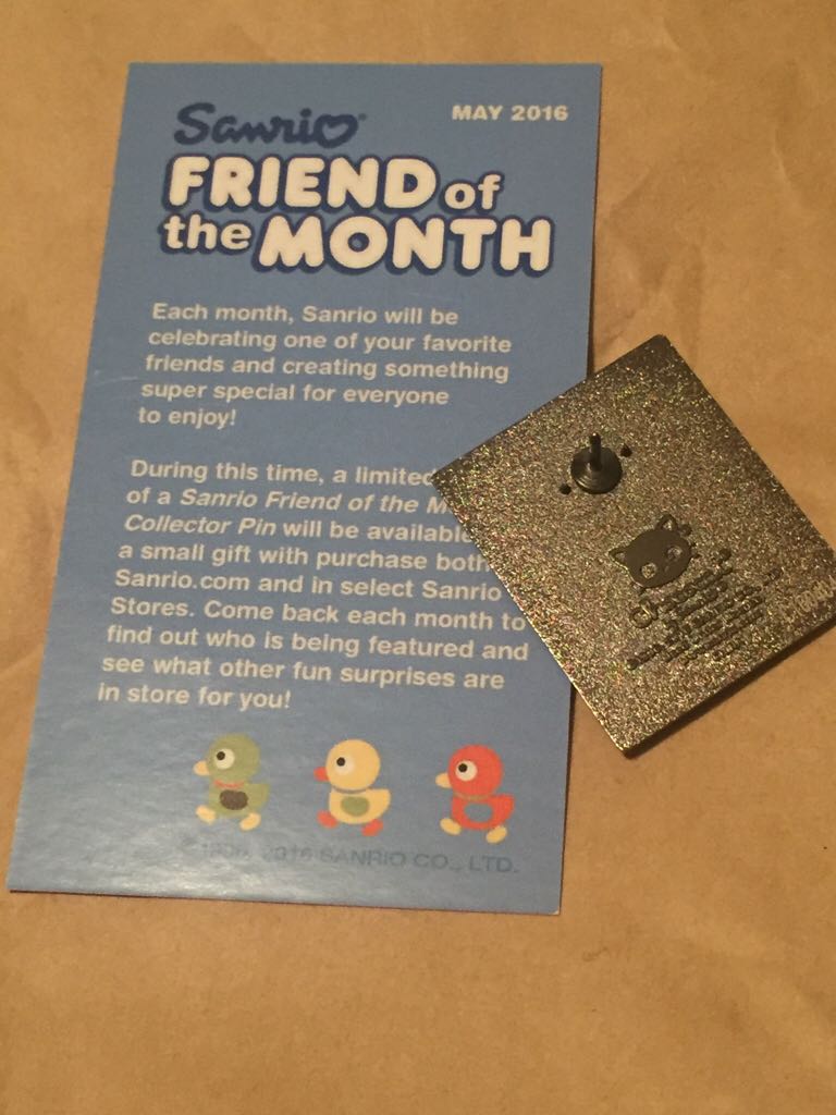 Chococat Friend Of The Month  pin collectible - Main Image 2