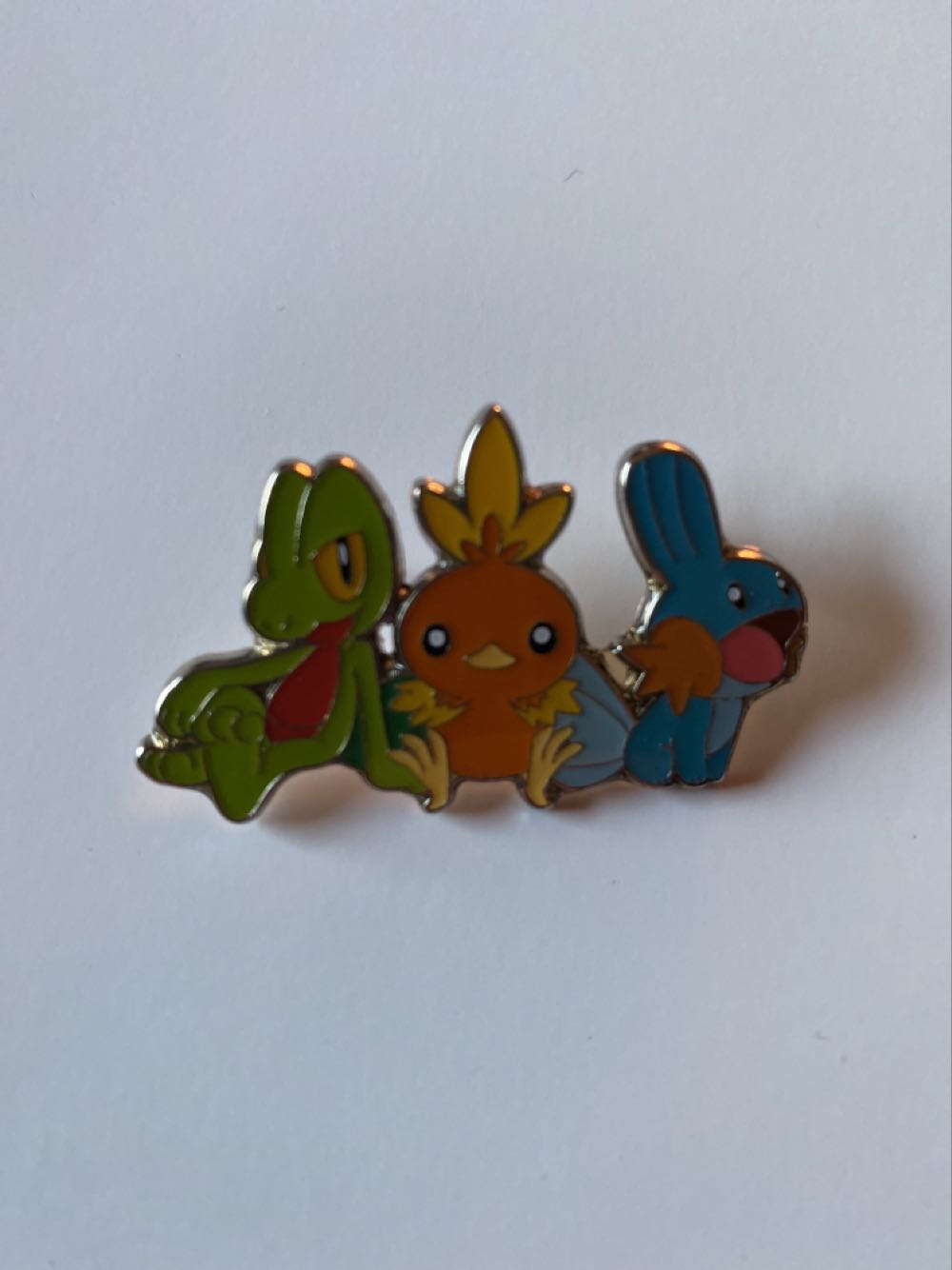 Pokémon: Starters - Treeco, Torchick & Mudkip  pin collectible - Main Image 2