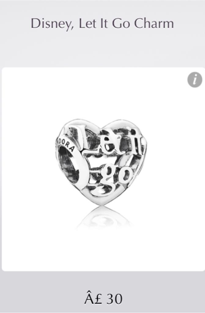 Let It Go Heart  pin collectible - Main Image 2