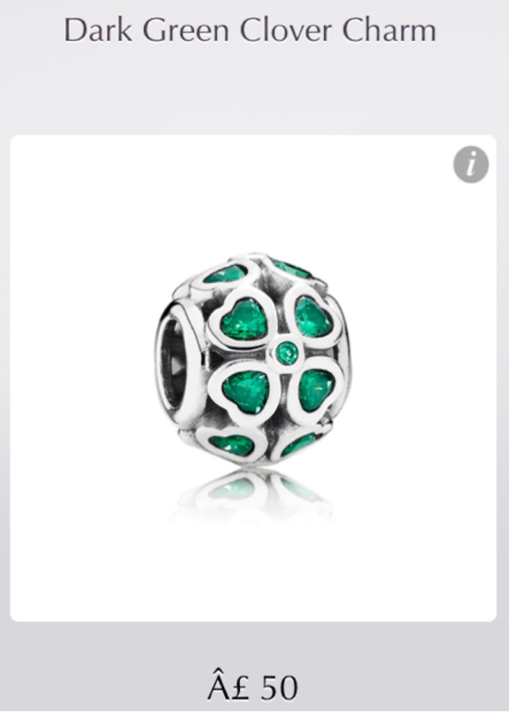 Dark Green Clover  pin collectible - Main Image 2